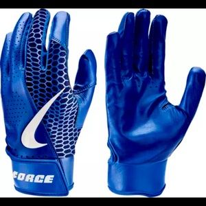 NIKE FORCE EDGE BASEBALL GLOVES SMALL BLUE (NWT)